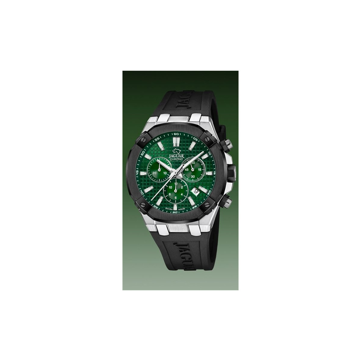 RELOJ JAGUAR SWISS VERDE/NEGRO