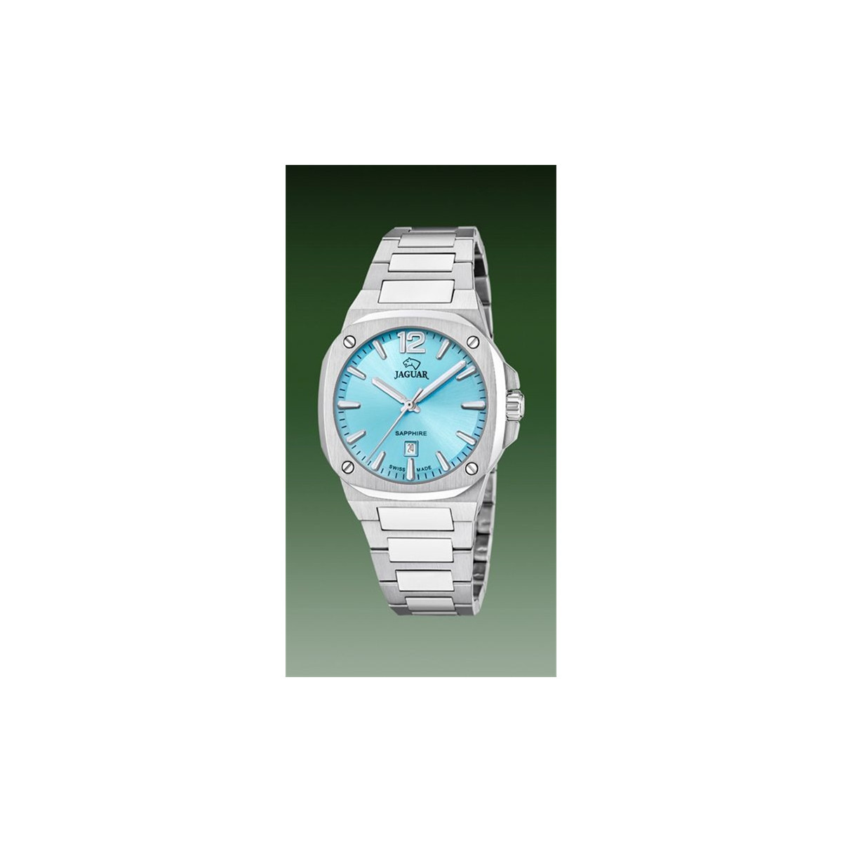 RELOJ JAGUAR SWISS AZUL CLARO
