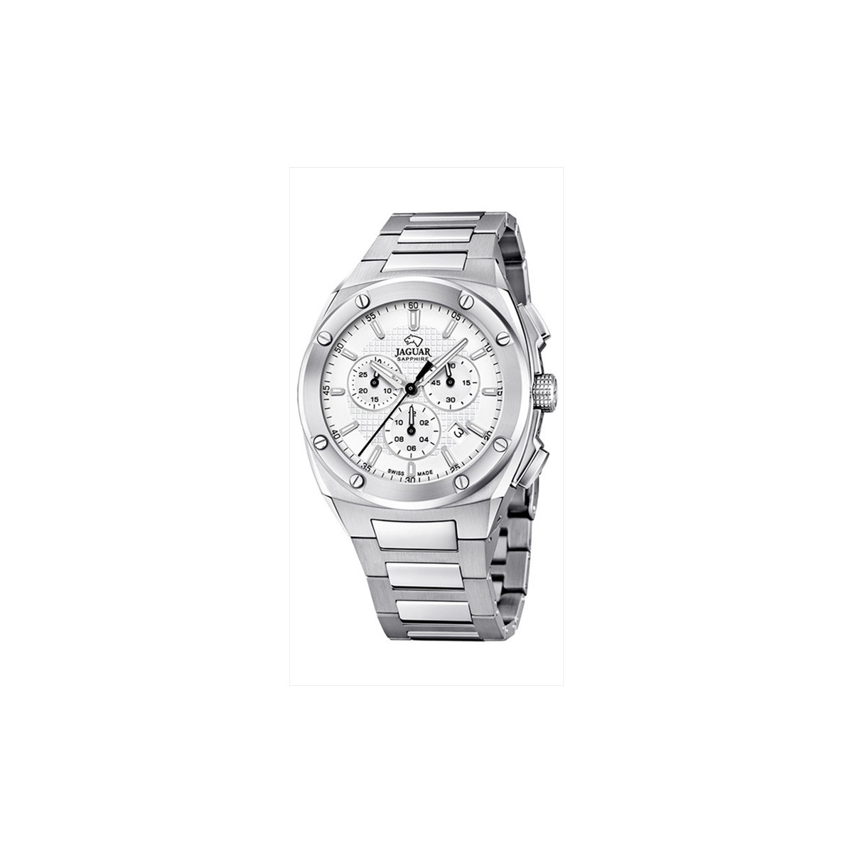 RELOJ JAGUAR PLATEADO