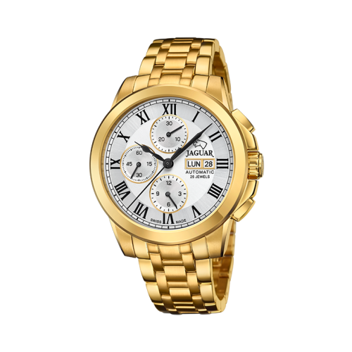 RELOJ JAGUAR DORADO/PLATEADO