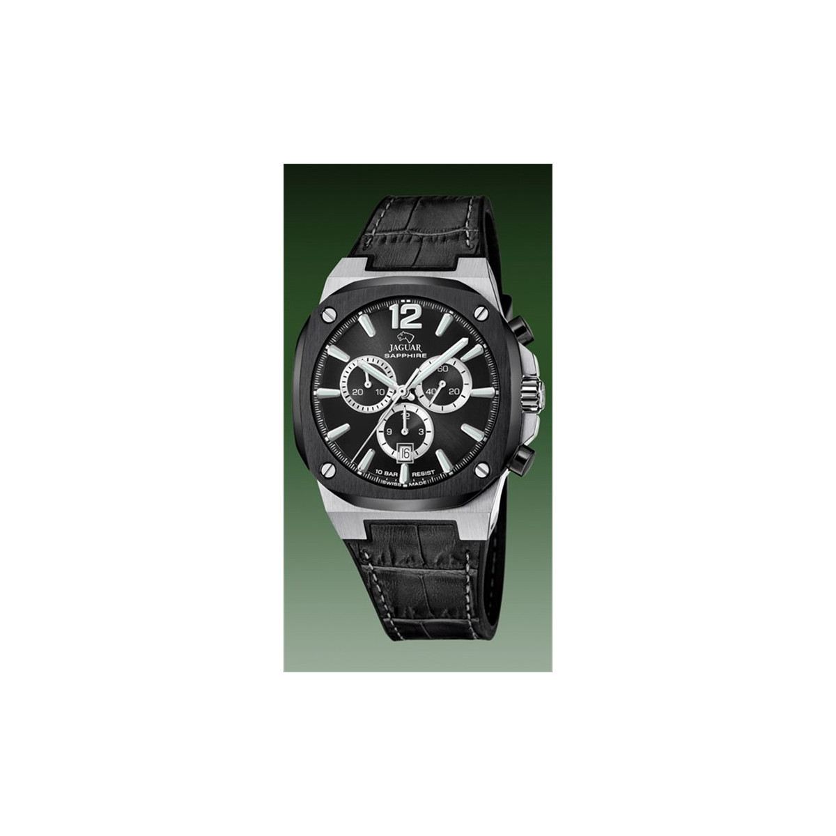 RELOJ JAGUAR SWISS NEGRO